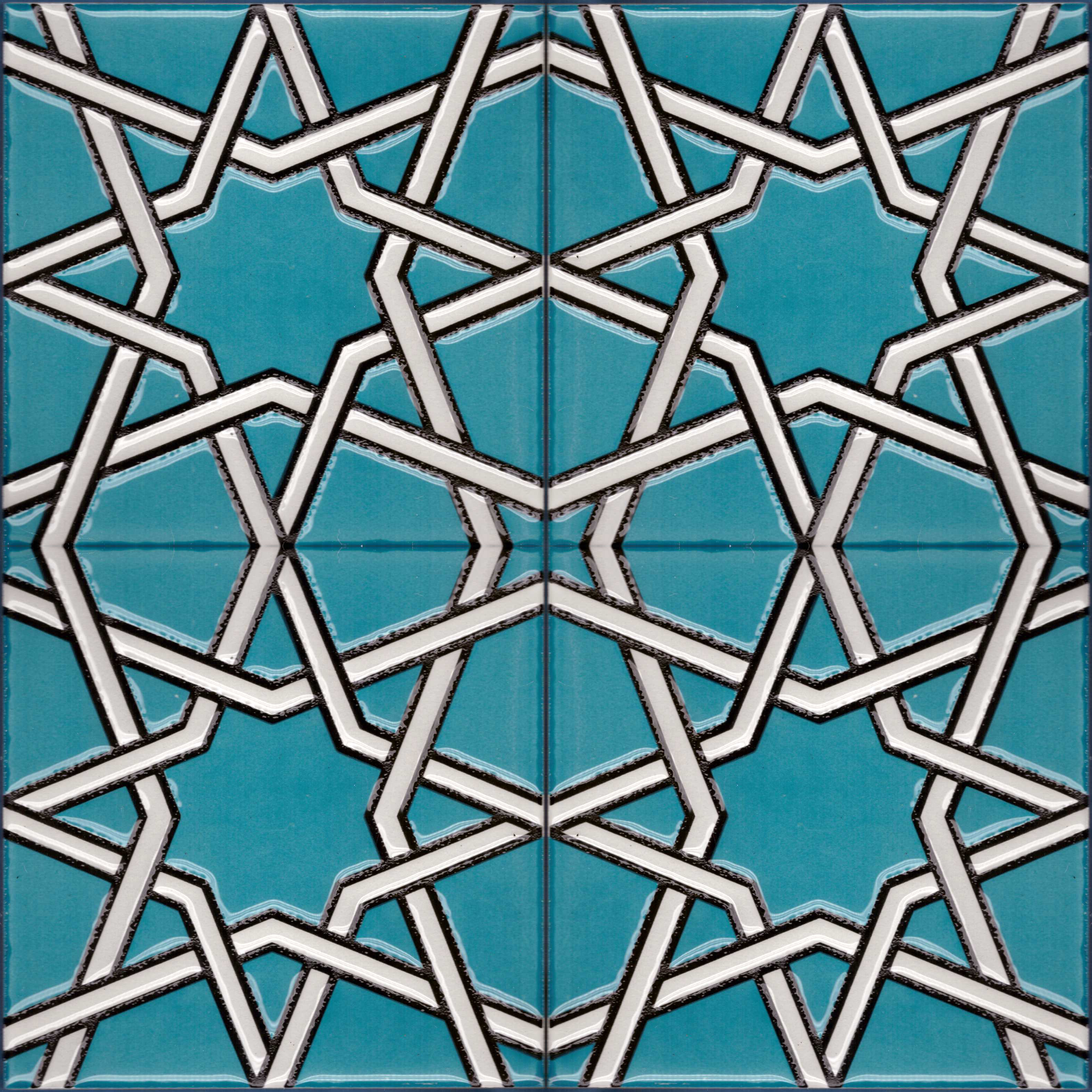 20x20 cm Çini Karo P-94